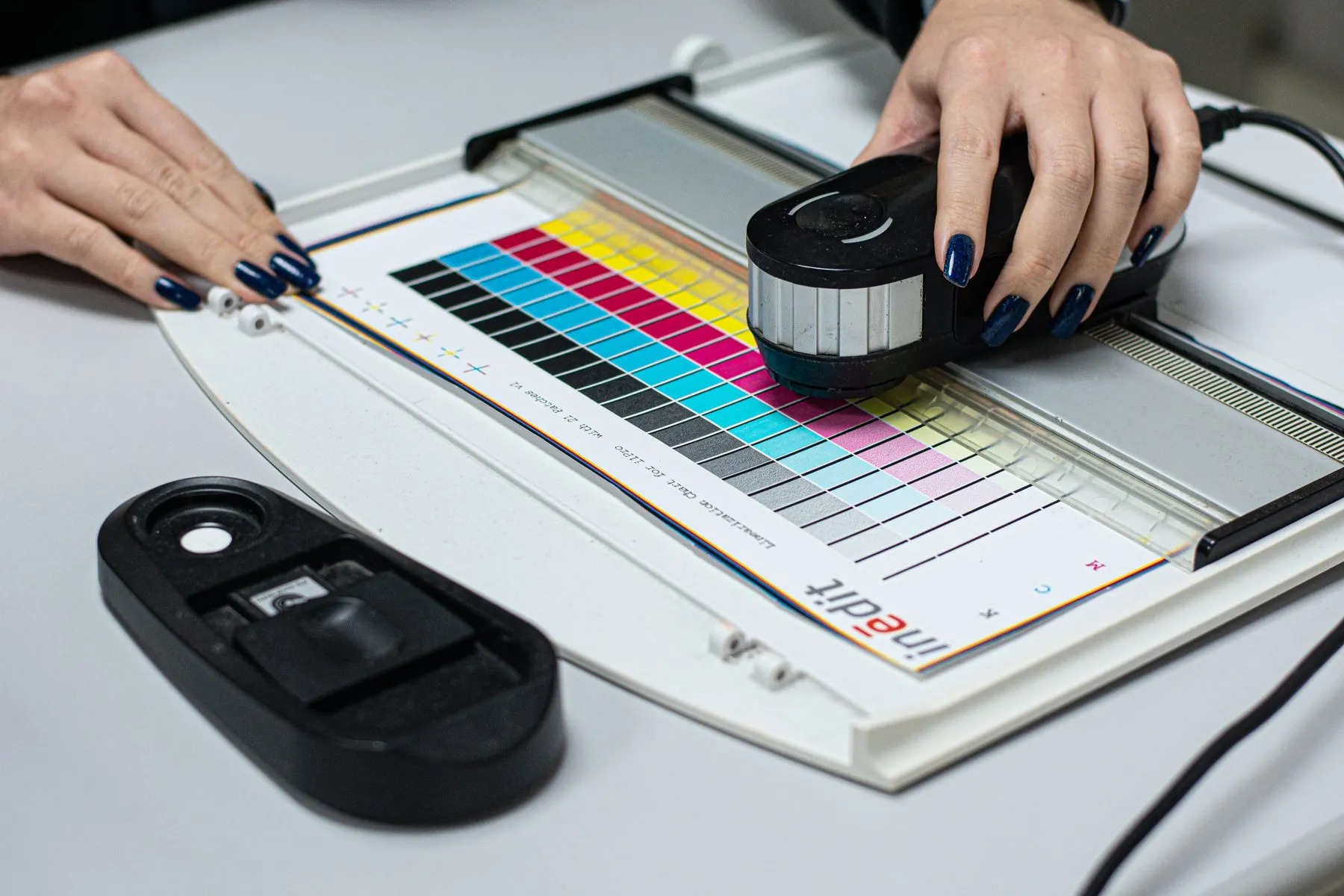 Calibração de cores na estamparia digital